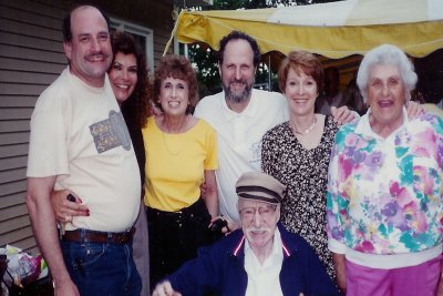 1996: Howard has splenic cancer. In 1997 we give him a BIG survivor party (Howard, Lisa, Judy, Gene, Bobbie, Janet, Harry)