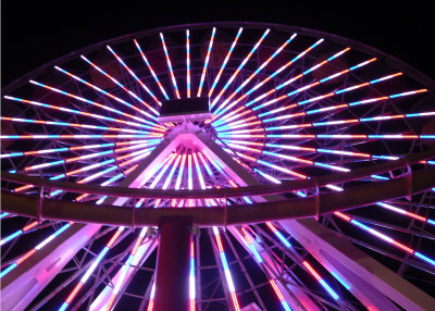 Howard took this beautiful picture of the solar powered ferris wheel on the Santa Monica pier.