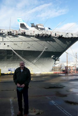 On Friday, we flew to Oakland, and Howard toured the USS Hornet in Alameda before we drove across the bridge to San Francisco.