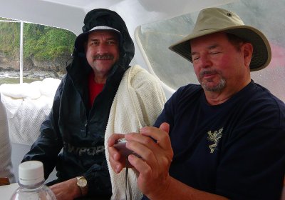 Howard did a catamaran & snorkel excursion while I horsed around.  Little snorkeling was done, however,due to the heavy rain.