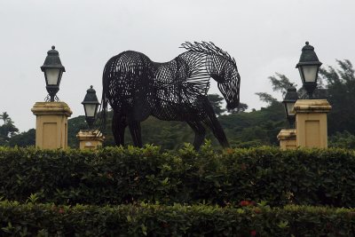 Samana horse sculpture