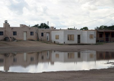 New Mexico has lots of color, but some pale colors, too!  (Isleta Pueblo)