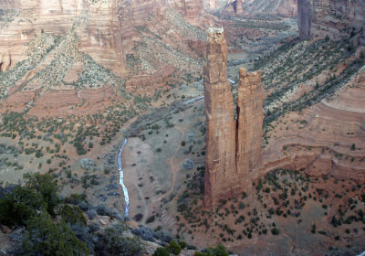 Canyon deChelly Nat'l Monument is little known but one of my faves.  This is Spider Rock.