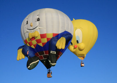Oh how I love the Albuquerque Balloon Fiesta - colorful and amusing!