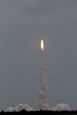 I was lucky enough to be in Florida one year for a space shuttle launch.  Exciting!