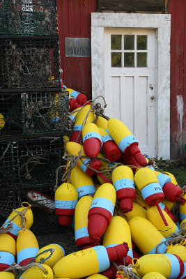 Maine - buoys and door