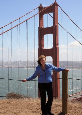 As many times as I visited this spot in the Marin Headlands, I'm surprised this is the only shot I have of me there.