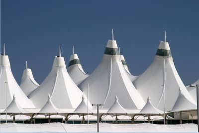 The tents at DIA always fascinate me!