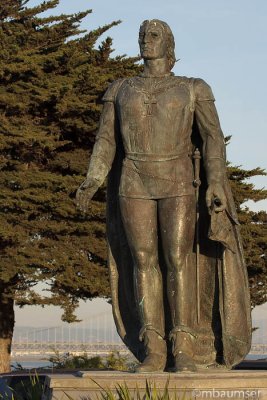 Statue of Columbus at Coit Tower