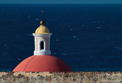 Red Dome Chapel At San Juan Cemetery