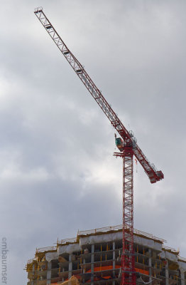 Jersey City Building Crane