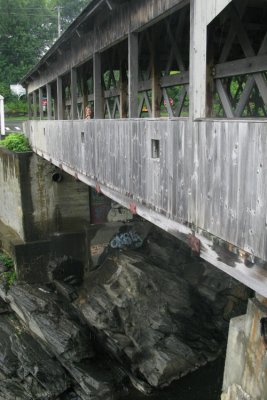 Covered bridge in Quechee, Vermont
