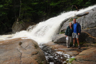Basin - Cascade trail in Franconia Notch State Park