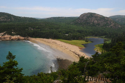 Sand Beach with the Beehive mountain in the background