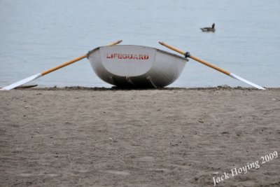 Lonely Lifeguard boat
