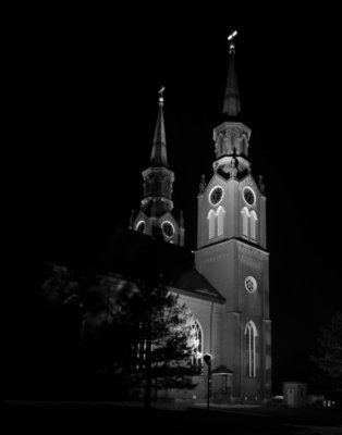 St. Augustine at night