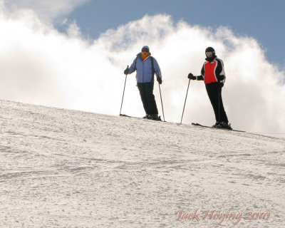 On the ridge at Copper Mountain