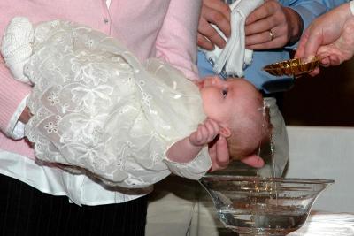 Macey's baptism
