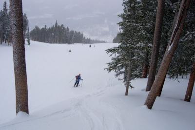 Nice snow conditions