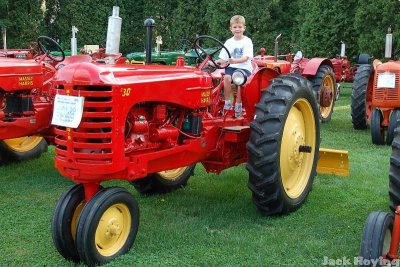 Nolan on the Massey Harris 30