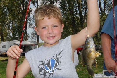 Nolan with his big catch