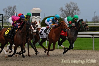 Powering their way to the finish