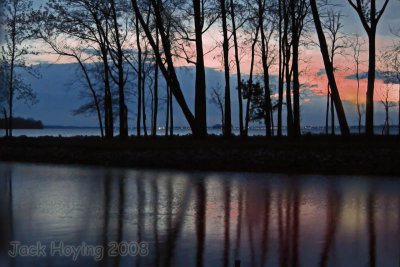 Grand Lake Sunset, St. Mary's, Ohio