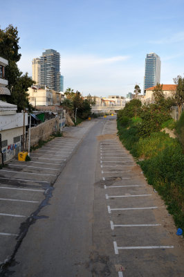 Tel Aviv - view from Chelouche St. toward Tel Aviv
