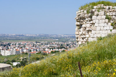 Mirabel fortress view on Rosh Ha'ayin