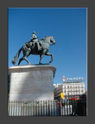 Equestrian Statue of Carlos III in Puerta del Sol (Gateway of the Sun)