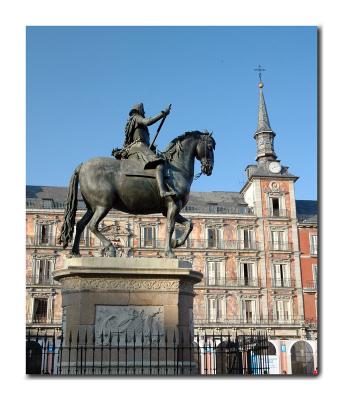 Felipe III in Plaza Mayor