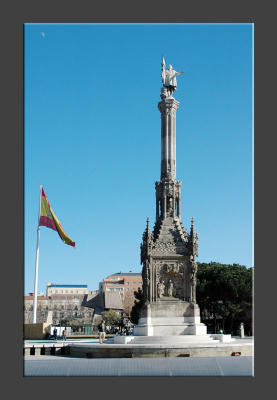 Monument to Christopher Columbus in Plaza de Colon