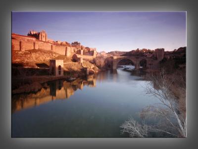 Monasterio De San Juan De Los Reyes, with Puente De San Martin beyond