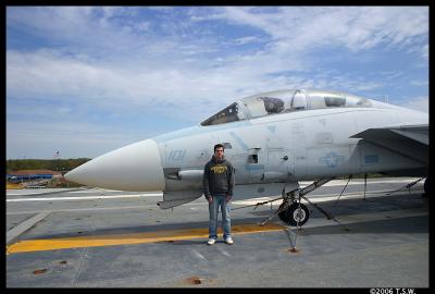 Me In Front Of F-14 Tomcat