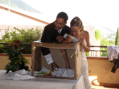 Traditional Italian wedding game