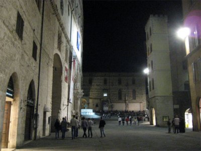 Perugia close to midnight...