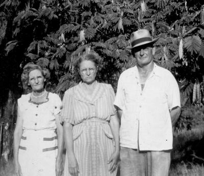 Mamie Shepherd Gibson and Steve Gibson, with Ernestine Tillman