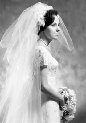 Maria Gugliemetti Gardner Wedding Portrait 1969