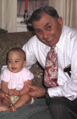 Andrea with Grandpa John