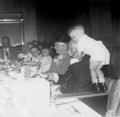 Giovanni and Maria Guglielmetti and Grandchildren (3) - circa 1954