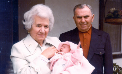 John and Louise Guglielmetti with Alison - March 1976