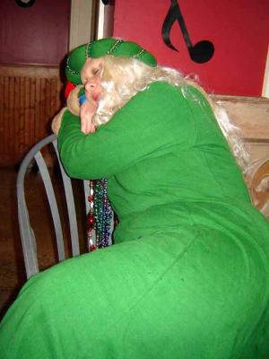 Wilma is ready for a quick nap