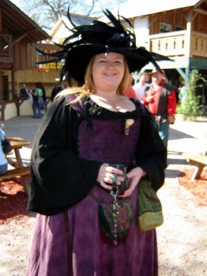 Wende showing off her style