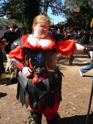 Shaz in her armor again!