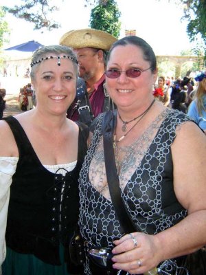 Jonix and her friend
