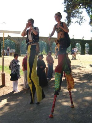 Man, those circus people are tall