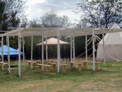The Wedding area and lovely it is
