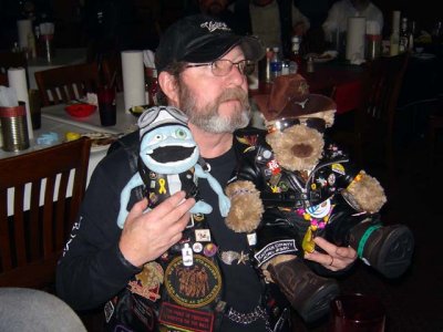 Our Chapter had the most members show up.  We get to keep Tex until someone takes him from us!