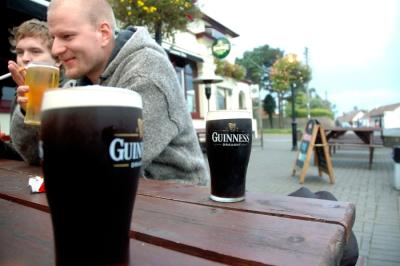 Some well deserved Guinness!