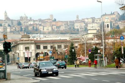 Bergamon, old city on the background, again